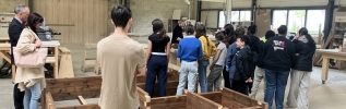 Un jardin pédagogique qui associe collégiens et entreprises  